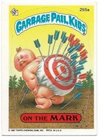 Garbage Pail Kids 7th Ser Sticker 255a On The Mark