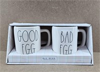 NEW RAE Dunn Bag Egg / Good Egg Coffee Mugs