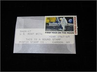1967-69 1st Man On the Moon U.S. Postage Stamp