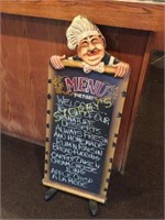A-Frame Chef Menu Board - 16 x 38