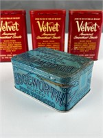 Vintage Tobacco Tins Velvet Edgeworth