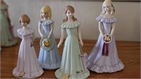 Growing Up Birthday Girl Figurines