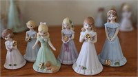 Growing Up Birthday Girl Figurines