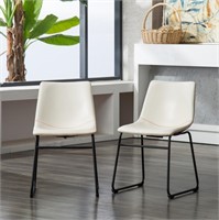 Carbon Loft Inyo Faux Leather Armless Dining Chair