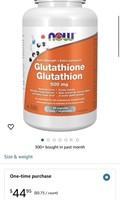 NOW glutathione 500mg, with Silymarin & Alpha