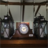 Decorative lanterns and clock