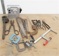 Assorted Hand Tools & Compressor Lot