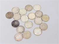 18 - Pre-1965 Silver Franklin Dimes