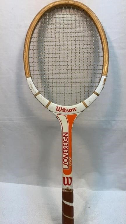 Vtg Wilson wood tennis racket