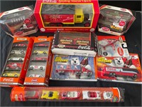 Assorted Coca-Cola die-casts