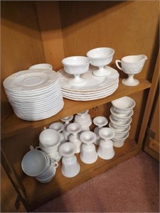 Colony harvest milk glass collection