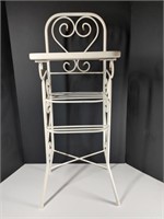 Decorative Metal High Chair