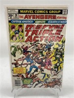30¢ 1977 Marvel Triple Action The Avengers Comic