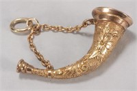 Victorian Gold Watch Key,