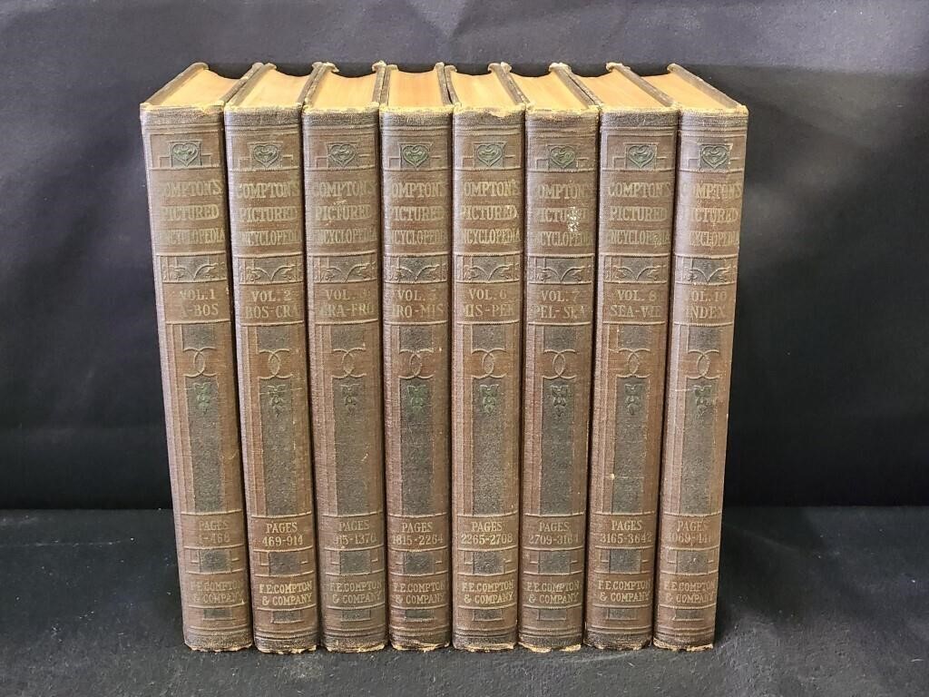 (1927) COMPTON'S PICTURED ENCYCLOPEDIA (MISSING...