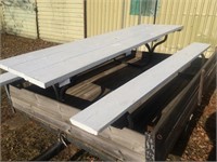 Large 8 Foot Picnic Table - Trailer Not Included