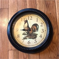 Battery Operated Rooster Wall Clock