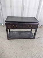Century Vintage Console Table w/Drawers