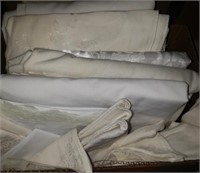 White Table Cloths, Linen Napkins