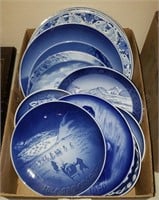 Blue & White Collectible Plates