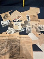 Vintage magazine & newspaper clippings