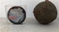 Collectible Sports Equipment Softball and 2002