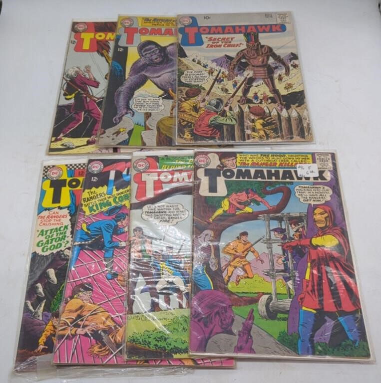 (EF) 7 Vtg DC Tomahawk Comics