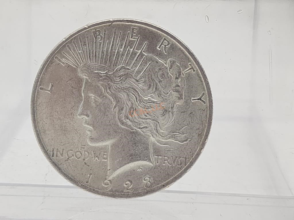 1923 US Peace Dollar 90% Silver Philadelphia Mint