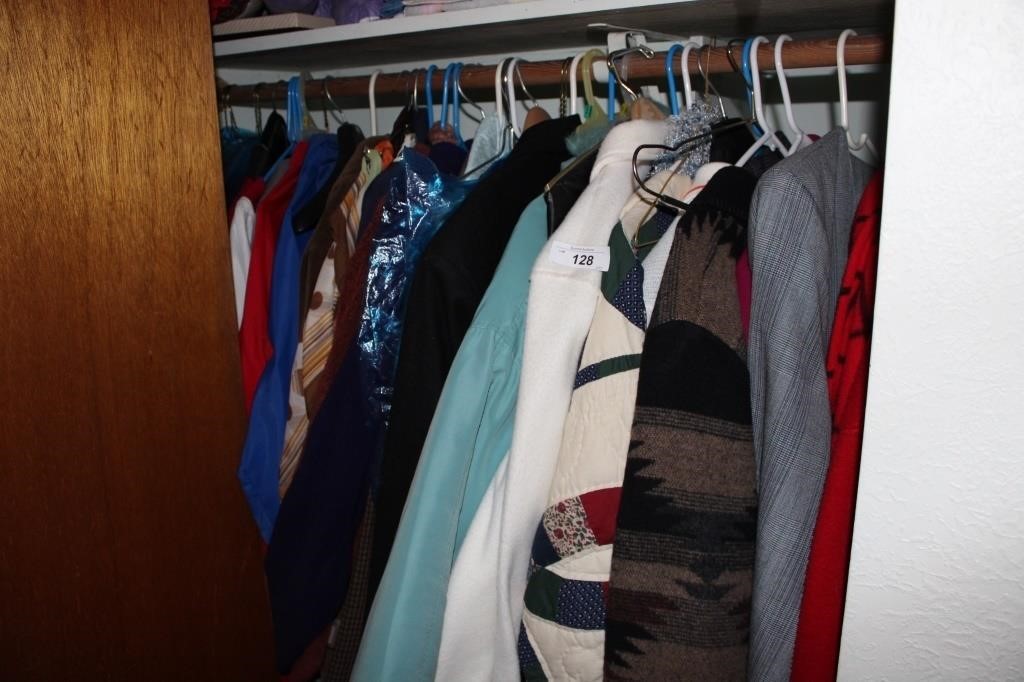 Contents of closet