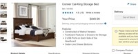 FM Conner Cal-King Storage Bed