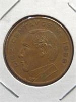 1959 Mexican coin