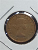 1956 Canadian penny