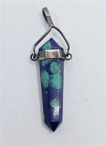 Sterling Silver pendant With Lapis Lazuli