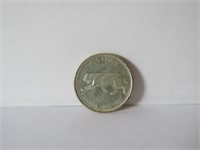 1967 CANADIAN 25 CENTS SILVER COIN