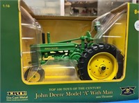 John Deere Model A with Man