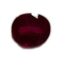 Genuine 7.97 Ct Oval Cut Ruby Certified Gemstone