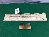 8 MM Mauser Ammunition In Bandolier, Appr 45