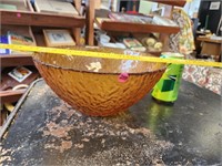 Yellow Glassware Bowl Serving Dish