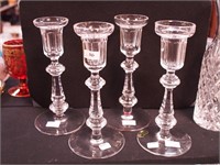 Set of four Waterford crystal  8 1/4" high