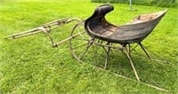 The Cutter horse sleigh- Shelby Carriage works