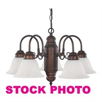 Capital Lighting 3255BB-118 5-light chandelier,
