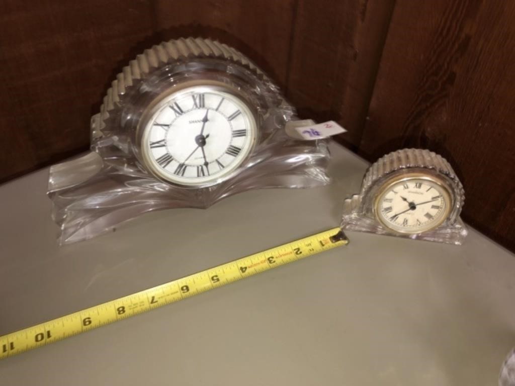 (2) Crystal Clocks