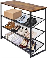 4-tiers Shoe Storage Freestanding Organizer