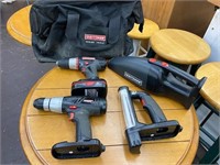 Cordless tool set