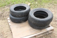 (4) Firestone Winter Force 2 215/60R16 Tires