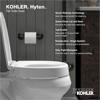 TWO New KOHLER Elevated Elongated Toilet Seats