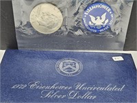 Silver UNC Uke Dollar Coin 1972