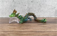 3D Printed Articulated Crystal Dragon