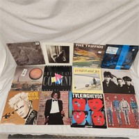Collection Of 12 Vintage 1980's Vinyl Records