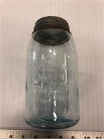 Whitney Blue quart jar